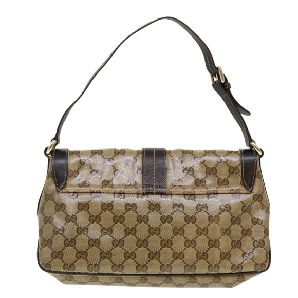 GUCCI GG Canvas Shoulder Bag Coated Canvas Beige 181483 Auth am4265 - Picture 2 of 16